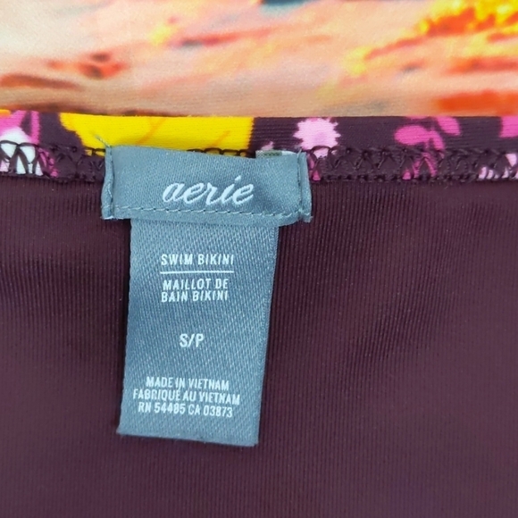 Aerie floral bikini bottom size small - Picture 2 of 3